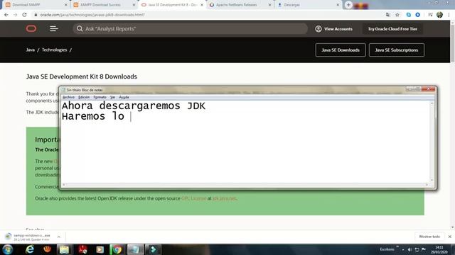 Como descargar e instalar XAMPP, JDK y NetBeans. смотреть онлайн