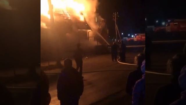 На Пятницком шоссе в Баранцево сгорела (21.11.2015) смотреть онлайн