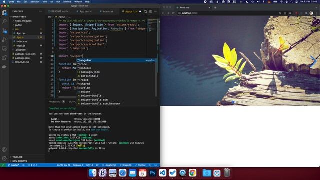 How to Enable Autoplay for SwiperJS React | JavaScript Carousel Swiper Tutorial