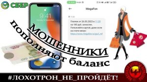 Мошенники пополняют Надежде баланс...