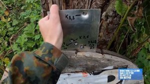 "Мелкашка" 22LR CZ-457 против бронепластины на 50-140 м