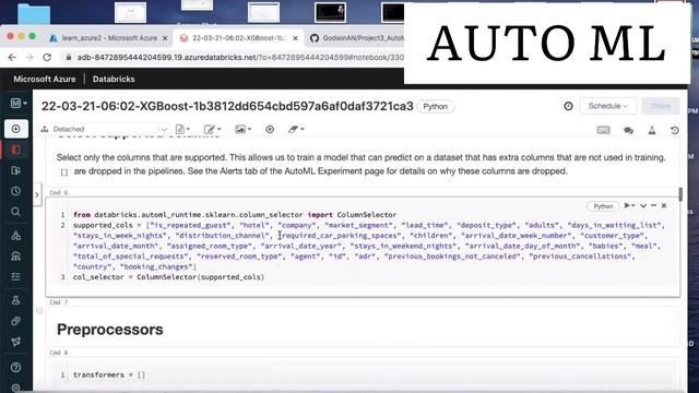 Databricks AUTOML смотреть онлайн