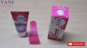 How To Use Veet Hair Removal Cream | Veet Hair Removal Cream Review in Tamil | Vani Samayal & Beaut