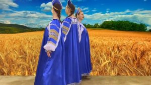 Russian Folk Dance "Khorovod" | “Зорька Алая” Хоровод