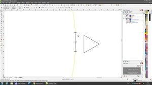 шестерёнка в кореле