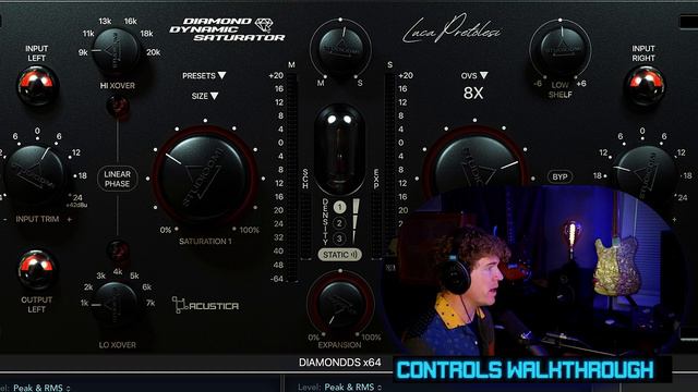 Acustica Audio Diamond Dynamic Saturator Explained! First Impression, Walkthrough & Plugin Review