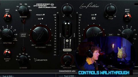 Acustica Audio Diamond Dynamic Saturator Explained! First Impression, Walkthrough & Plugin Review