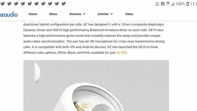 KZ SK10 TWS Earbuds is one of the best Wireless Earbuds you can buy for under $100 смотреть онлайн