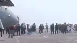 Атомный авианосец ВМС США Нимиц  Показательные полеты для экипажа  USS Nimitz CVN 68