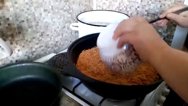 Плов из вермишели с мясом, сытный и очень вкусный ужин!!!