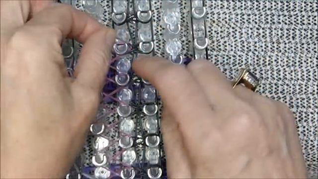 Rainbow Loom Bracelet "Sandi-A-go" (Original Design) (ref #6p)
