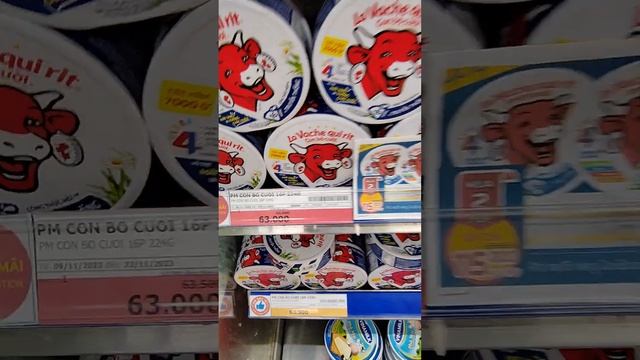 Обзор цен в супермаркете во Вьетнаме отдел сыров смотреть онлайн