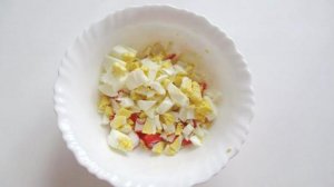 Салат из крабовых палочек с картофелем и морковью