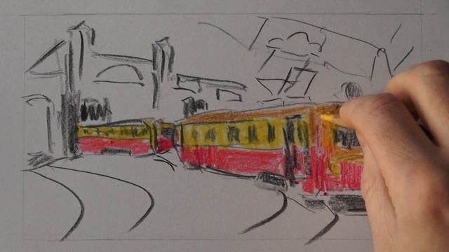 Рисуем городской пейзаж. Затачиваем карандаши электроточилкой Джик-Турбо смотреть онлайн
