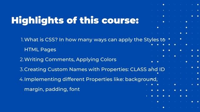 CSS Course - Makes you the Master Level Styling of your Web Pages