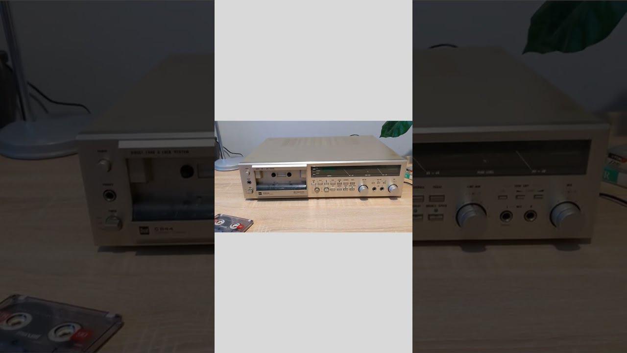 Кассетная дека DUAL C 844 демонстрация работоспособности смотреть онлайн