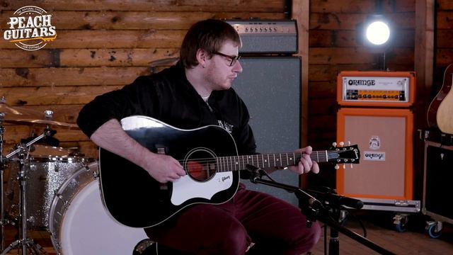 Gibson 60s J-45 Original, Adj Saddle (no pickup) Ebony смотреть онлайн