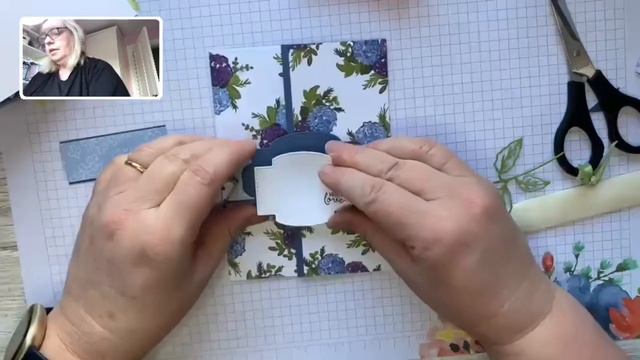 How to make a Co- ordinating Card & Envelope using Hydrangea Hill DSP (PROJECT 5 & 6 ) смотреть онлайн