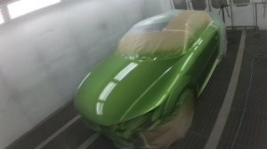 Audi TT RS да будет ЦВЕТ! Покраска целиком. Sagola 3300. Часть 4