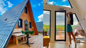 ЗАЧЕМ люди строят A-Frame? Мини-дом 36 м2 для ПМЖ