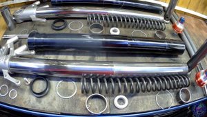 Переборка вшивой вилки для Aprilia Shiver 750