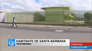 Falta de alumbrado público en la Unidad Habitacional Santa Bárbara