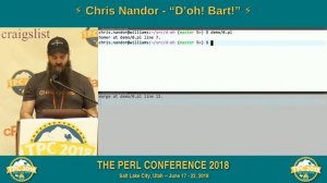 LIGHTNING TALK: Chris Nandor - "D’oh! Bart!"