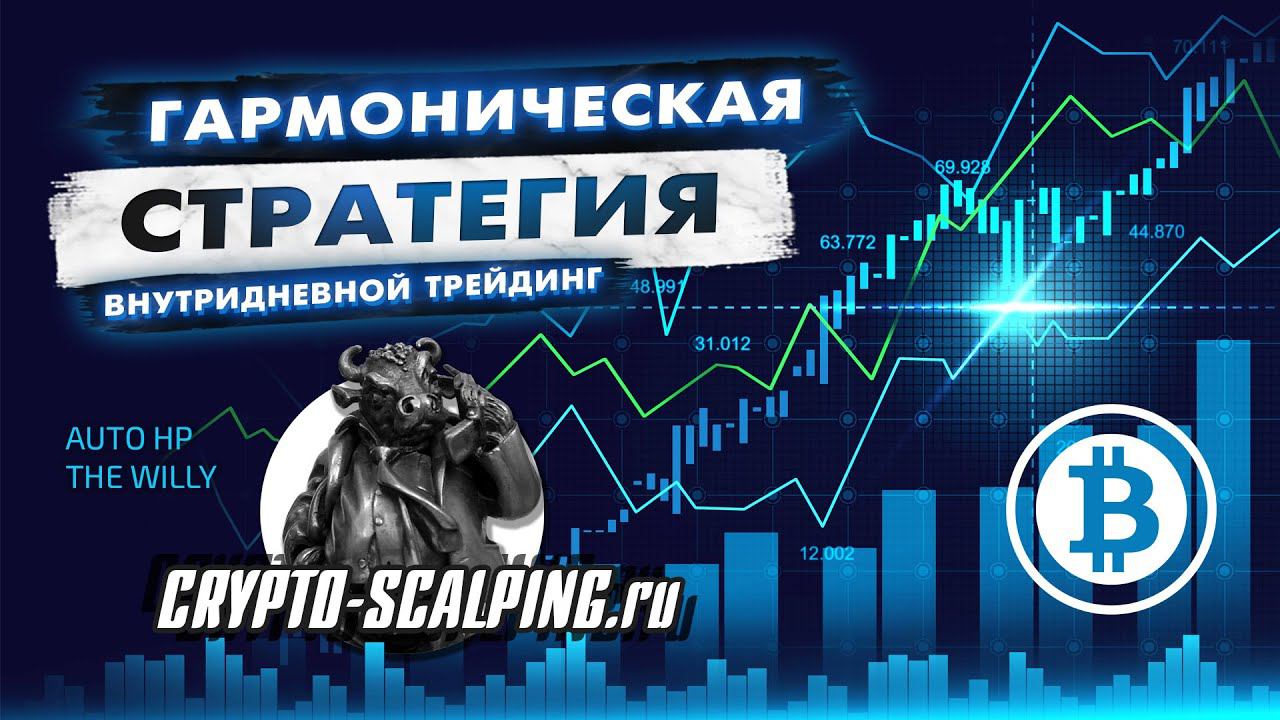 Гармоническая торговая стратегия для внутридневной торговли на криптовалютном рынке.