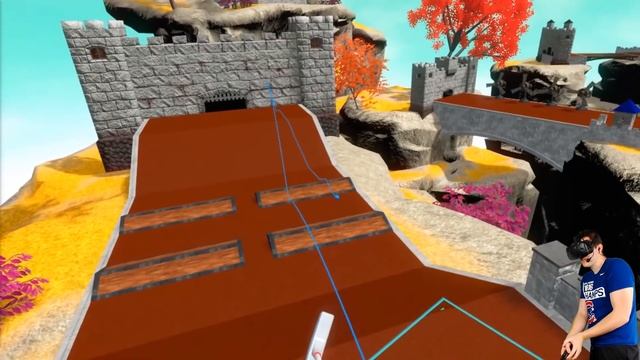 Virtual Reality Minigolf! - Cloudlands: VR Minigolf Gameplay - HTC Vive VR смотреть онлайн