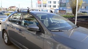 Багажник на крышу Skoda Octavia A7 (2013-) в Нижнем Новгороде. Продажа и установка. АВТоДОП-НН.