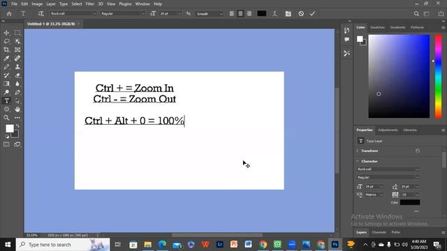 How To Zoom In & Zoom Out In Adobe Photoshop? By Sir Haider смотреть онлайн