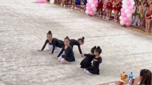 Выступление девочек по художественной гимнастке на песня  Tarkan - Şımarık dance versıon