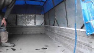 Как снять тент с дугами за 2 минуты