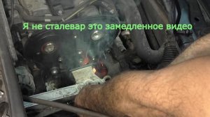 Opel Zafira A, Astra G 1,6 Замена ремня ГРМ + сальники .Opel Zafira A 1,6 Replacing the timing belt