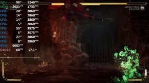 AMD Ryzen 5 2400GE Vega 11 Test - Mortal Kombat 11 - Gameplay Benchmark Test