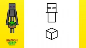 How to DRAW ENDERMAN MINECRAFT