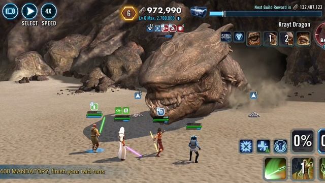 Krayt Dragon Raid - Tier 6: Old Republic 2M Run смотреть онлайн