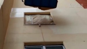 Հեղուկ ջերմամեկուսիչ նյութ, Утепление фасада многоэтажного дома Теплоизоляцией Броня в г  Рязань 2