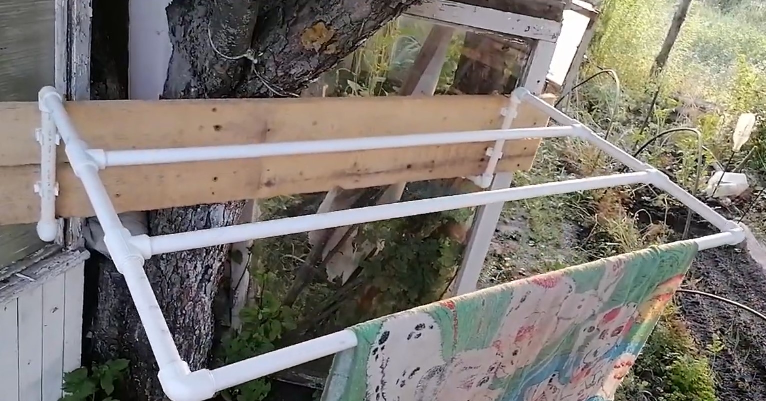 Сушилка. Как сделать сушилку для белья из сантеха смотреть онлайн