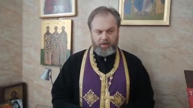 Слово настоятеля Троицкого прихода иерея Димитрия перед первым чтением канона прп. Андрея Критского смотреть онлайн