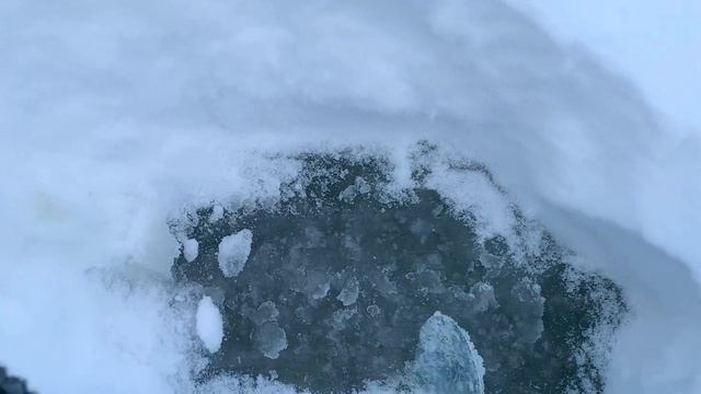 Аномалия в Подмосковье: вода под снегом в -15 С смотреть онлайн