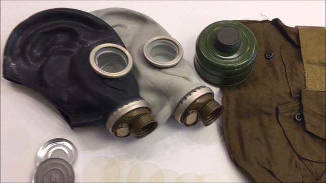 Видеообзор: Противогаз гражданский ГП-5 / Soviet Gas-Mask GP-5 смотреть онлайн