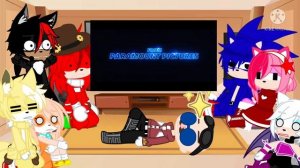 Sonic characters react to the sonic the hedgehog 2 movie trailer