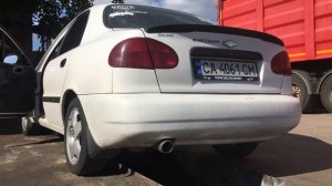 Дэу Сенс 1.3 - сток глушитель