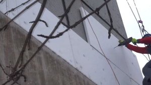 Утепление стен снаружи Владивосток . Торцевая стена 9ти этажного дома . За 17ть дней