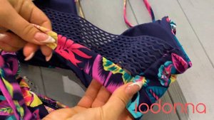 Купальник раздельный с уплотненной чашкой, плавки слип Ysabel Mora 81017-81029