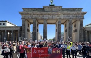 берлинская полиция препятствовала шествию «Бессмертного полка»