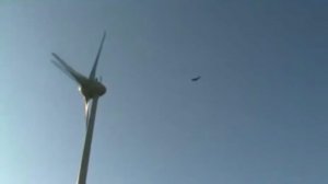 Огромный ветряк сбил Орла в полете