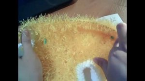 Вяжем шубку на девочку 2-3 годика из травки