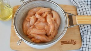 Жареная грудка на сковороде